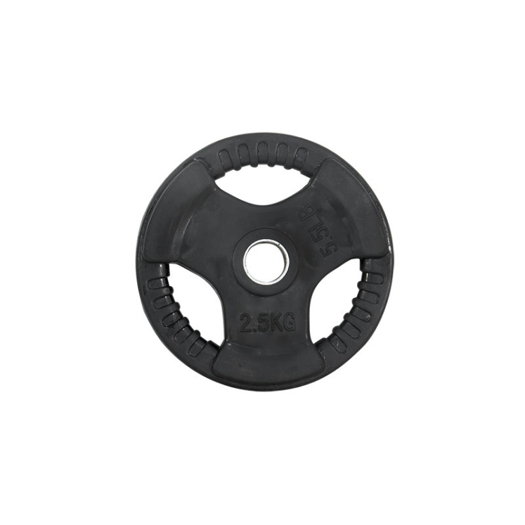 Poza cu Discuri greutăți cauciucate Gripper - 30 mm - negru -  0.5 kg - 20 kg