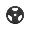 Poza cu Discuri greutăți cauciucate Gripper - 30 mm - negru -  1.25 kg - 20 kg