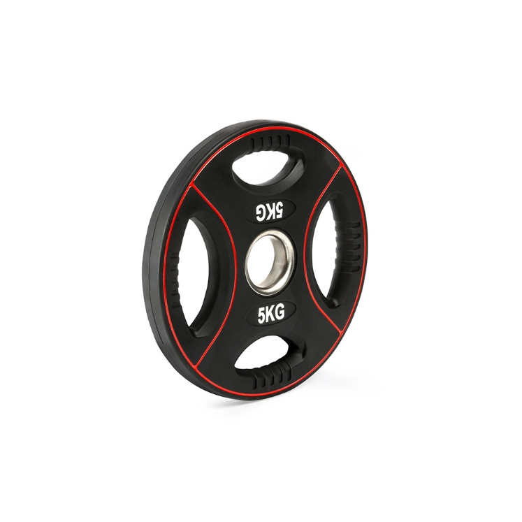 Poza cu Disc de greutăți cu 4 mânere, acoperită cu poliuretan, 50 mm, 1.25 kg - 25 kg