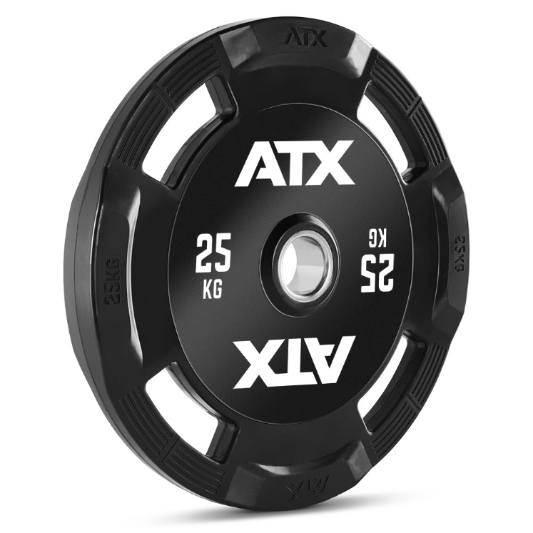 Poza cu Discuri cu mâner din cauciuc, 50 mm,  ATX Logo, 5 kg - 25 kg