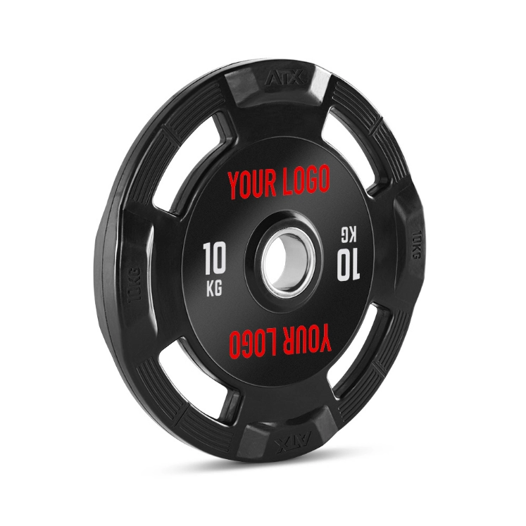 Poza cu Discuri cu prindere din cauciuc, 50 mm, Logo personalizat, 5 kg -  25 kg