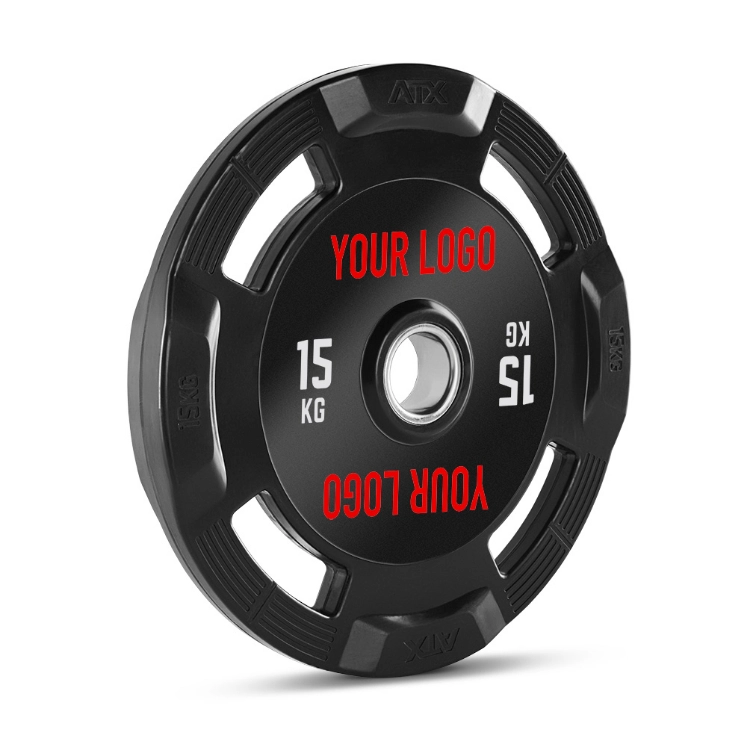 Poza cu Discuri cu prindere din cauciuc, 50 mm, Logo personalizat, 1.25 kg -  25 kg