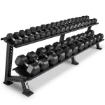 Poza cu Ganteră hexagonală cauciucată, ATX® Professional, 1 kg - 50 kg