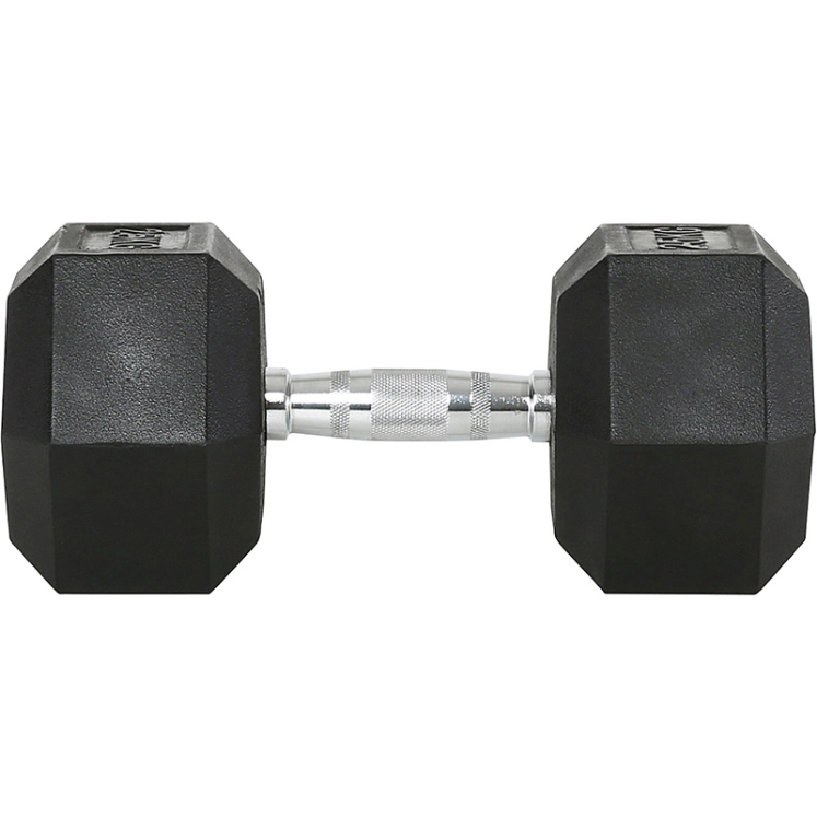 Poza cu Ganteră hexagonală cauciucată, ATX® Professional, 1 kg - 50 kg