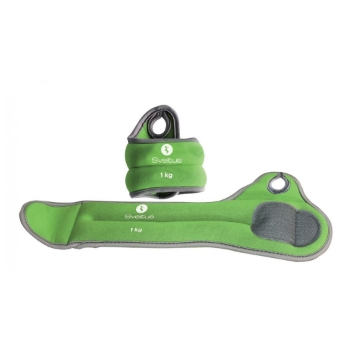 Poza cu Set greutati incheieturi 1 kg, 965, verde, Sveltus