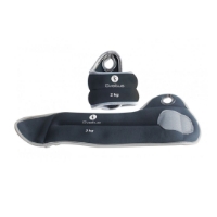 Poza cu Set greutati incheieturi 2 kg, 966, negru, Sveltus