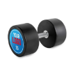 Poza cu Ganteră cauciucată personalizată cu Logo Client - 2.5 kg - 60 kg