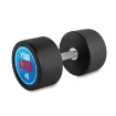 Poza cu Ganteră cauciucată personalizată cu Logo Client - 2.5 kg - 60 kg