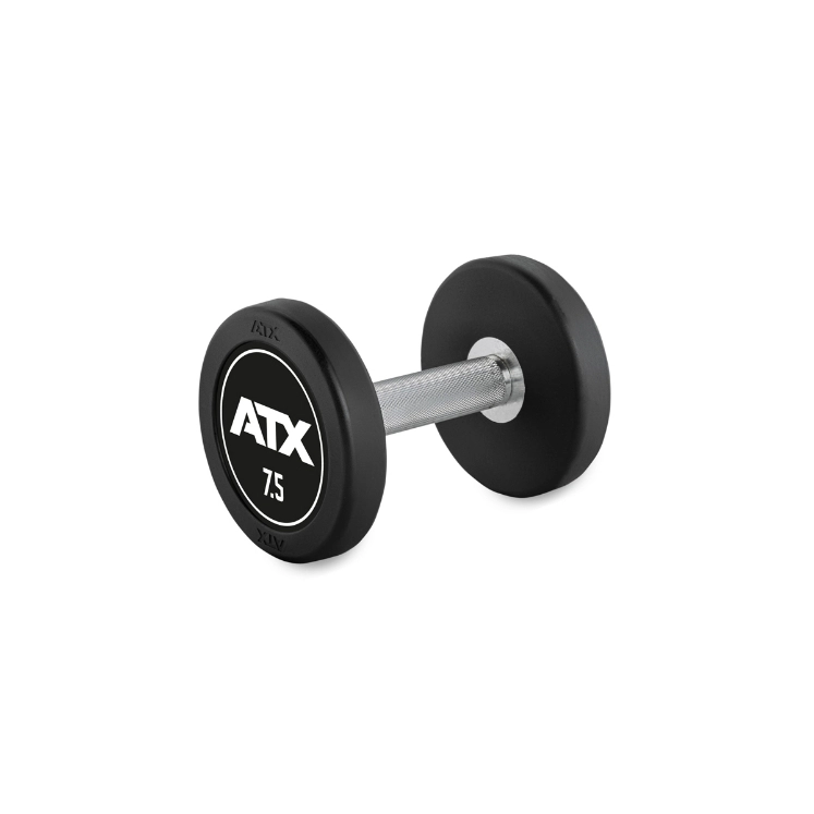 Poza cu Ganteră din cauciuc - ATX Logo - 2.5 kg - 60 kg