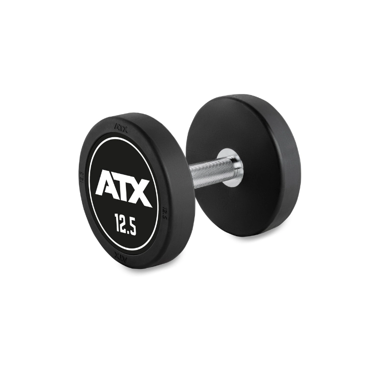 Poza cu Ganteră din cauciuc - ATX Logo - 2.5 kg - 60 kg