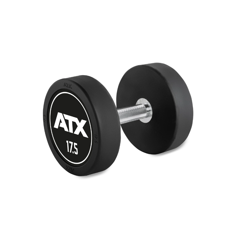 Poza cu Ganteră din cauciuc - ATX Logo - 2.5 kg - 60 kg