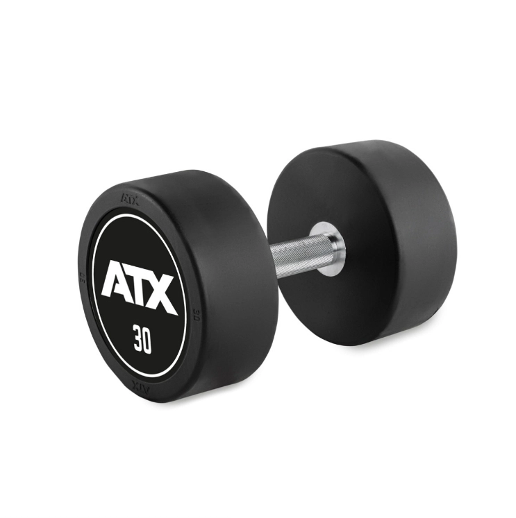 Poza cu Ganteră din cauciuc - ATX Logo - 2.5 kg - 60 kg