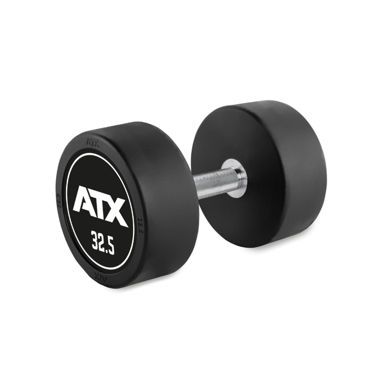 Poza cu Ganteră din cauciuc - ATX Logo - 2.5 kg - 60 kg