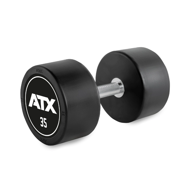 Poza cu Ganteră din cauciuc - ATX Logo - 2.5 kg - 60 kg