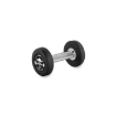 Poza cu Gantere Profesionale PRO-Style din Cauciuc - cu Logo Barbell Club - 2,5 – 60 kg, Increment de 2,5 kg