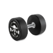 Poza cu Gantere Profesionale PRO-Style din Cauciuc - cu Logo Barbell Club - 2,5 – 60 kg, Increment de 2,5 kg