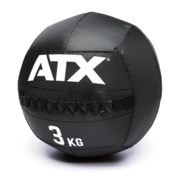 Poza cu Minge de perete pentru antrenament funcțional ATX® Wall Ball PVC Carbon Look – 2 kg - 12 kg