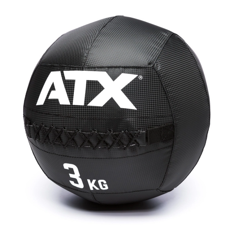Poza cu Minge de perete pentru antrenament funcțional ATX® Wall Ball PVC Carbon Look – 2 kg - 12 kg