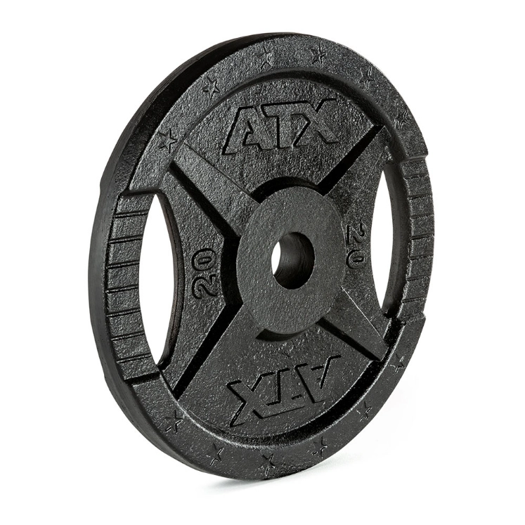 Poza cu ATX® 2 Grip Guss 50 mm – Disc de greutate din fontă pentru antrenament, 1.25 kg - 20 kg
