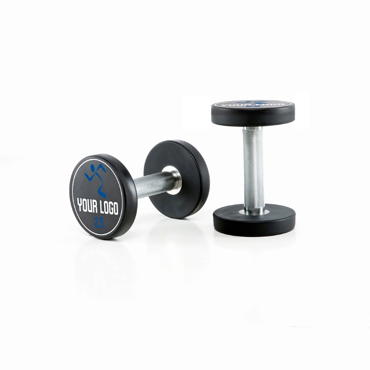 Poza cu Gantere Urethane cu logo personalizat 2.5 kg - 60 kg
