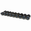 Poza cu Gantere Urethane cu logo personalizat 2.5 kg - 60 kg