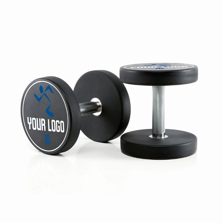 Poza cu Gantere Urethane cu logo personalizat 2.5 kg - 60 kg