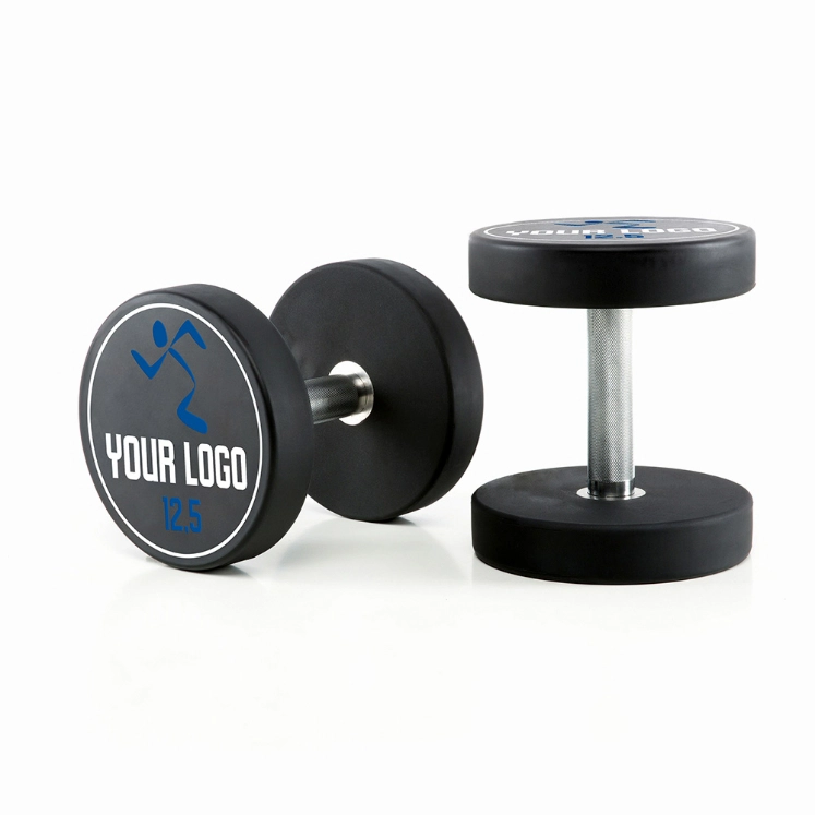 Poza cu Gantere Urethane cu logo personalizat 2.5 kg - 60 kg