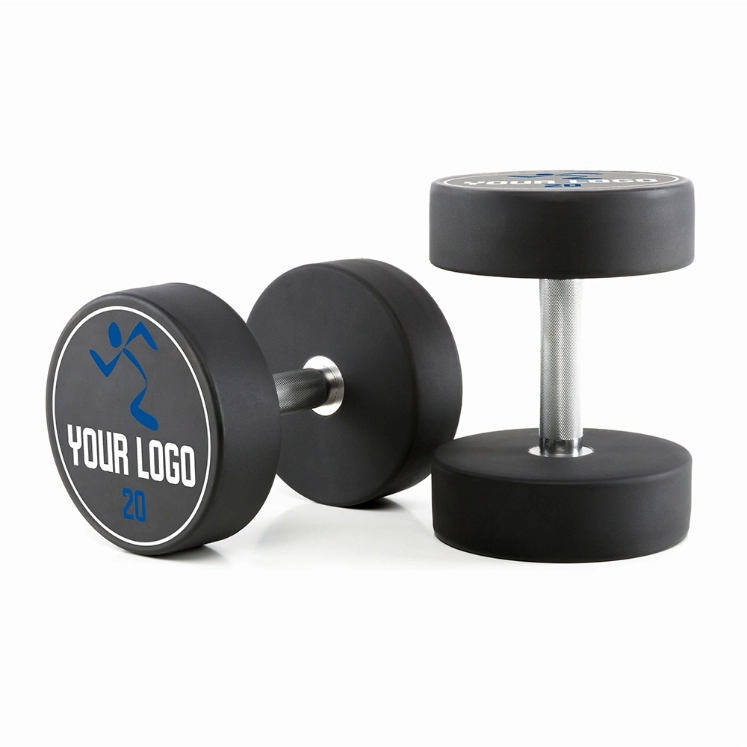 Poza cu Gantere Urethane cu logo personalizat 2.5 kg - 60 kg