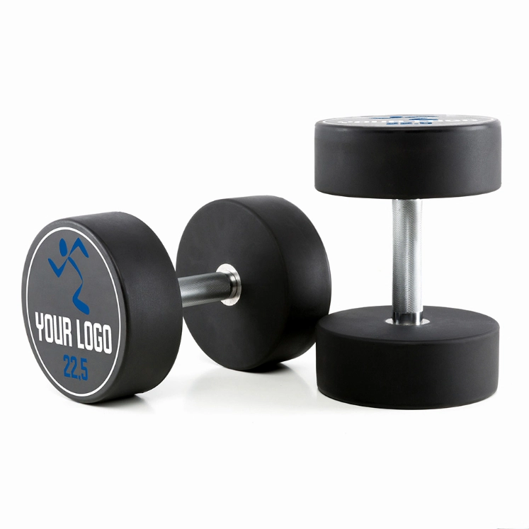 Poza cu Gantere Urethane cu logo personalizat 2.5 kg - 60 kg