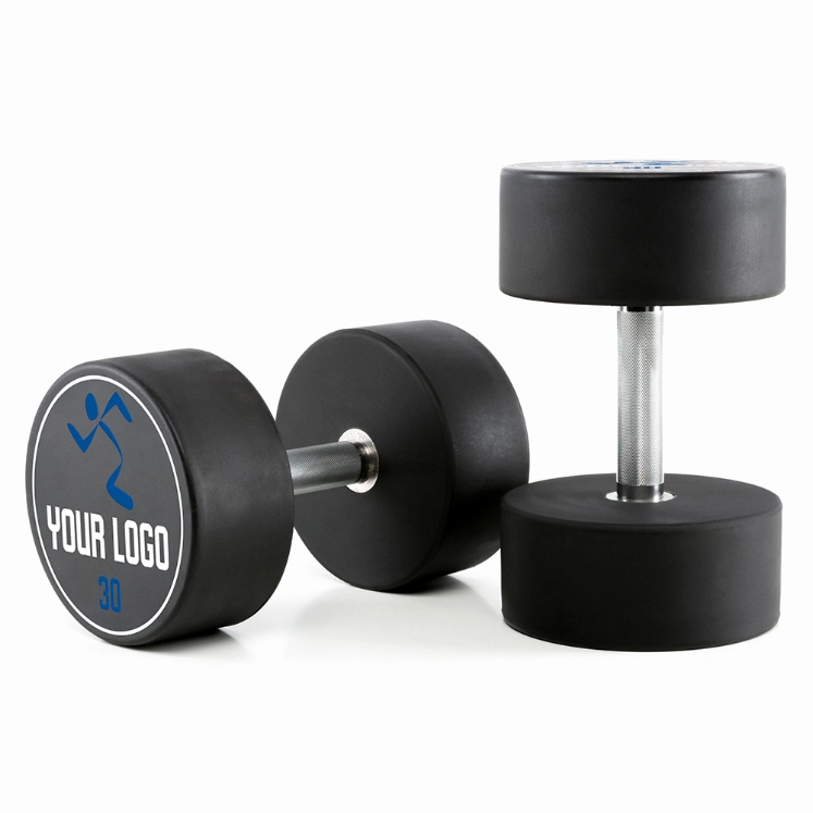 Poza cu Gantere Urethane cu logo personalizat 2.5 kg - 60 kg