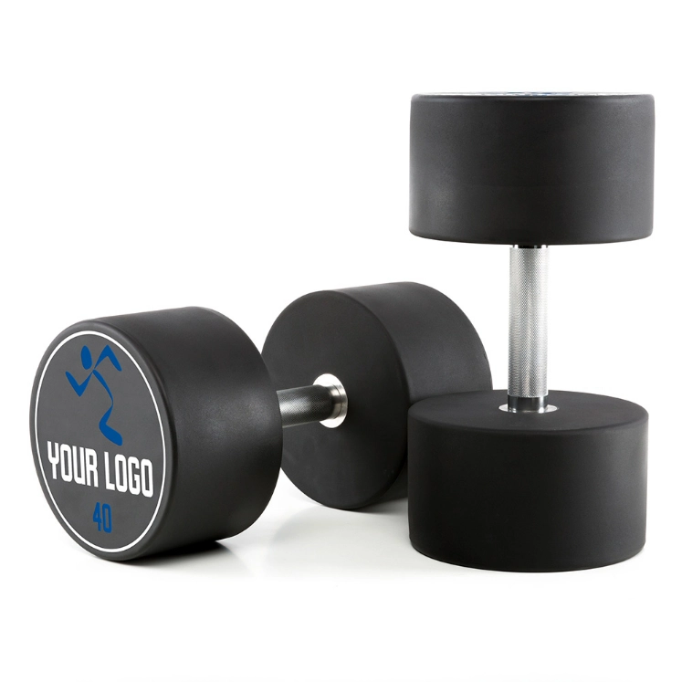 Poza cu Gantere Urethane cu logo personalizat 2.5 kg - 60 kg