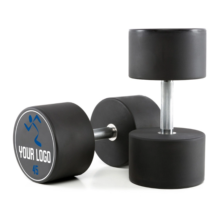 Poza cu Gantere Urethane cu logo personalizat 2.5 kg - 60 kg