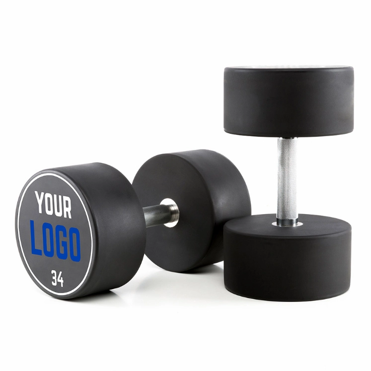 Poza cu Gantere Urethane cu logo personalizat, 4 kg - 60 kg