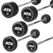 Poza cu Bară dreaptă cauciucată, ATX Logo, 10 kg - 50 kg