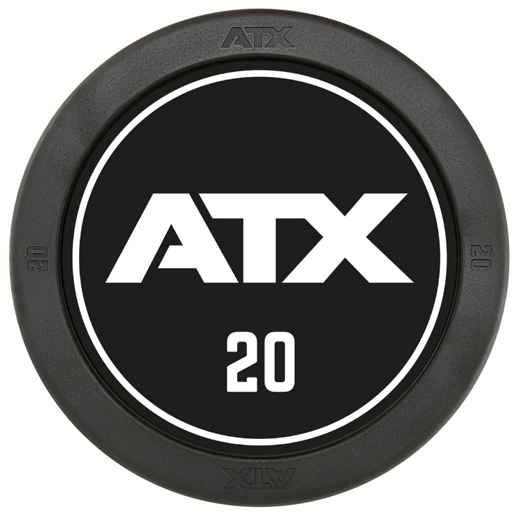 Poza cu Bară dreaptă cauciucată, ATX Logo, 10 kg - 50 kg
