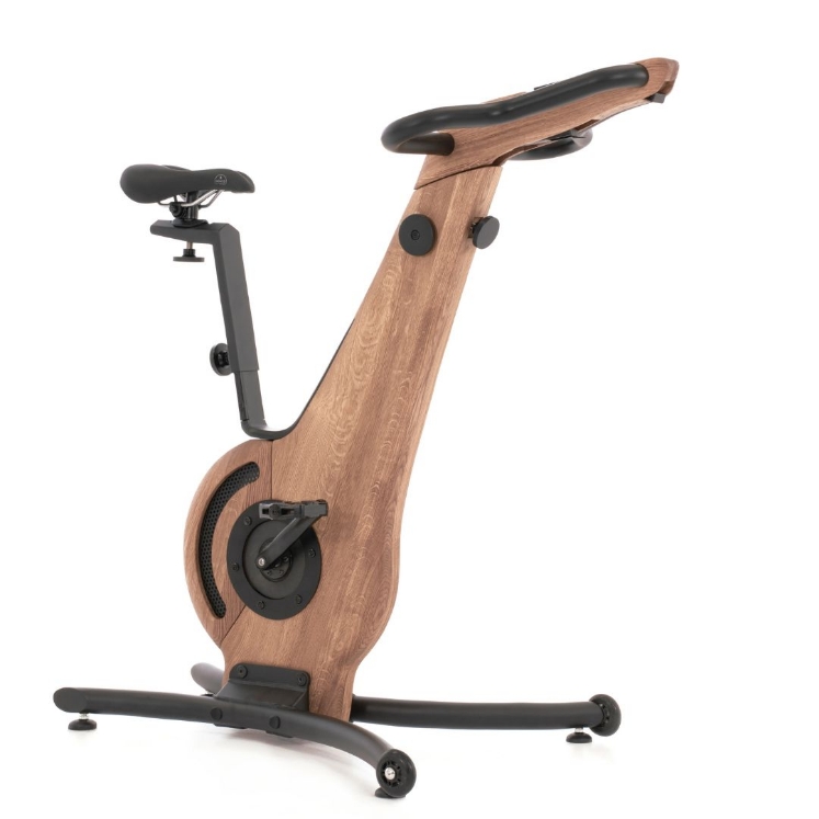 Poza cu NOHRD Bike V2 – Bicicletă fitness premium din lemn masiv cu monitor integrat