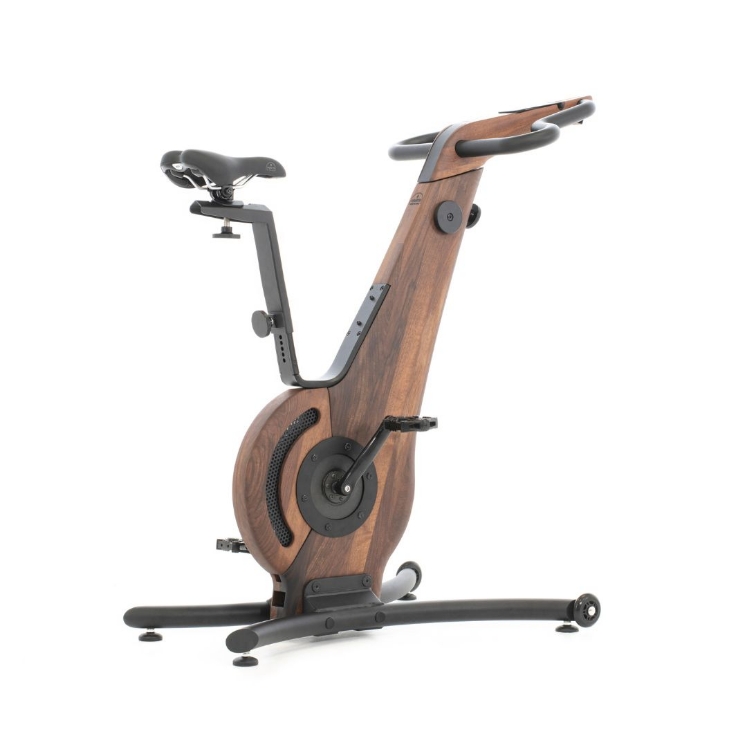 Poza cu NOHRD Bike V2 – Bicicletă fitness premium din lemn masiv cu monitor integrat