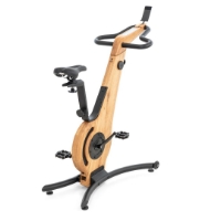 Poza cu NOHRD Bike V2 – Bicicletă fitness premium din lemn masiv cu monitor integrat