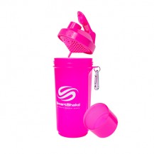 Shaker suplimente SmartShake, roz, 500ml